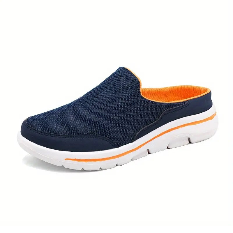 Orthopädischer Komfort Slipper Geruchshemmend Slip-On Blau