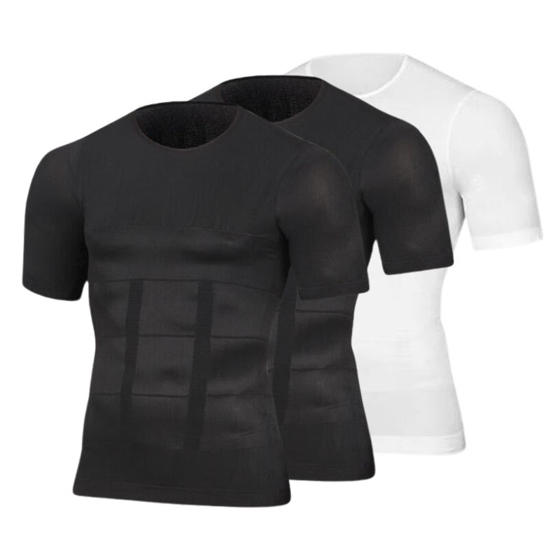 3er-Set Kompressionsshirt Tech Unterhemd Anti Schweiß
