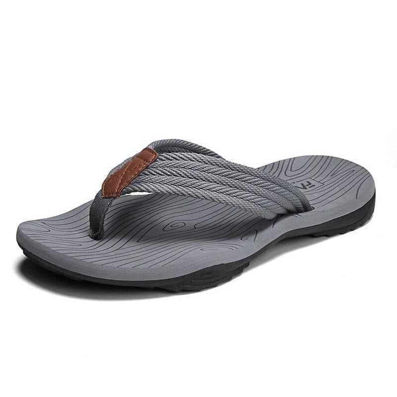 Comfort Orthopädischer Sandalen Anti Odor Zehentrenner Grau
