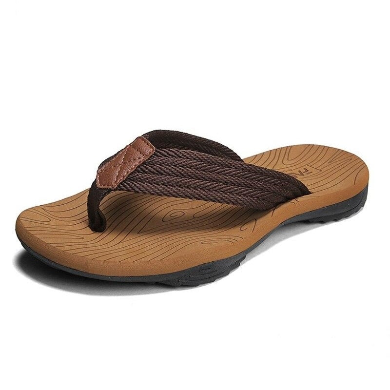 Comfort Orthopädischer Sandalen Anti Odor Zehentrenner Braun