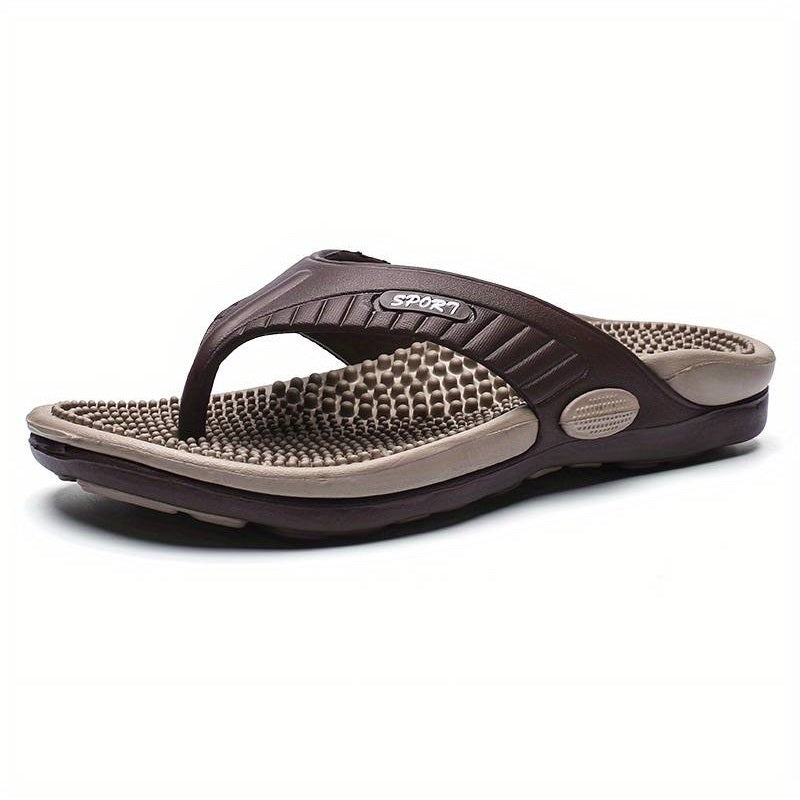 Massage-Sandalen Sport - Orthopädischer Zehentrenner Braun