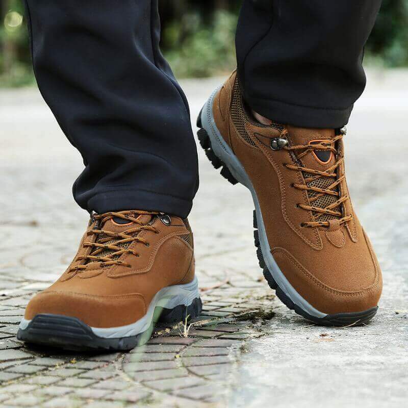 Outdoor Wanderschuh Wasserdichter Arbeit und Trekking Braun
