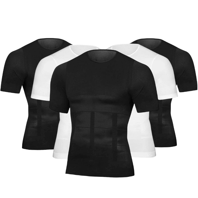 5er-Set Kompressionsshirt Tech Unterhemd Anti Schweiß